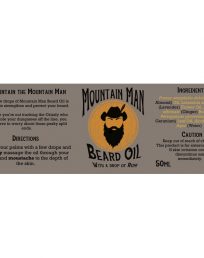 Mountain Man Beard Oil 5CL, 50ml
