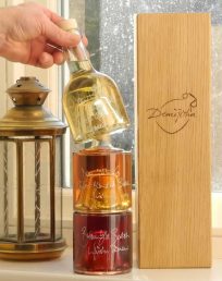 Demijohn Whisky Tower with Oak Gift Box