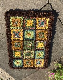 Handmade rag rug