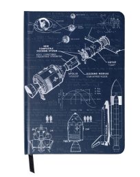 Space Exploration A5 Hardcover Notebook