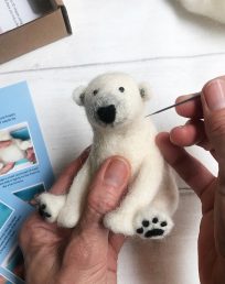 Polar Bear Needle Feting Kit