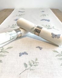 Large Blue Butterfly - table linen