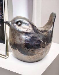 Ceramic Wren Sculpture - one of a kind sculptures by Sarah Brabbin