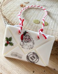 Christmas envelope decoration