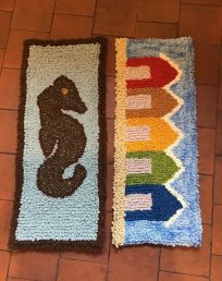 Handmade doorway rugs
