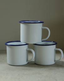 Enamel mugs