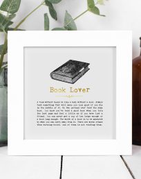 Book Lover Framed Print