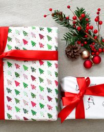 Christmas Fabric Gift Wraps