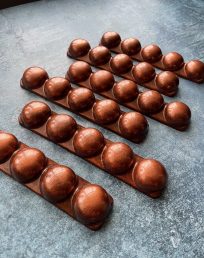 Handmade Chocolate Bonbon Bar with filling