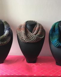 Knitted Cowl Scarves