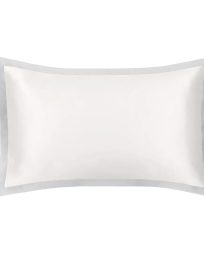 Pure Silk Oxford Pillowcase | 25 Momme | Oyster Grey