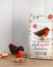 British Birds Red Robin Needle Felting Kit