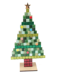 Christmas Tree stand-up mosaic kit