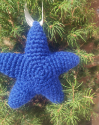 Star Decoration in Blue