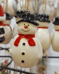 Ceramic Snowman Decoration