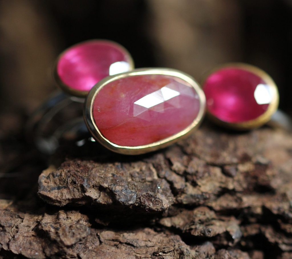Quince Jewellery Ruby rings